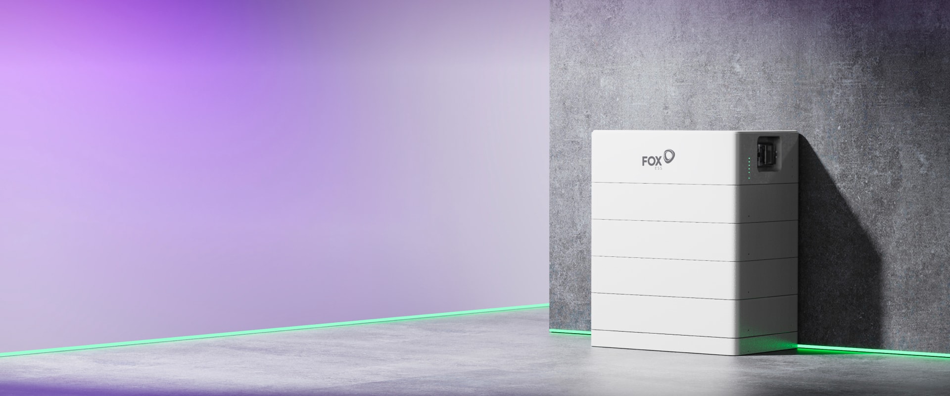 Fox ESS battery installed in a modern home