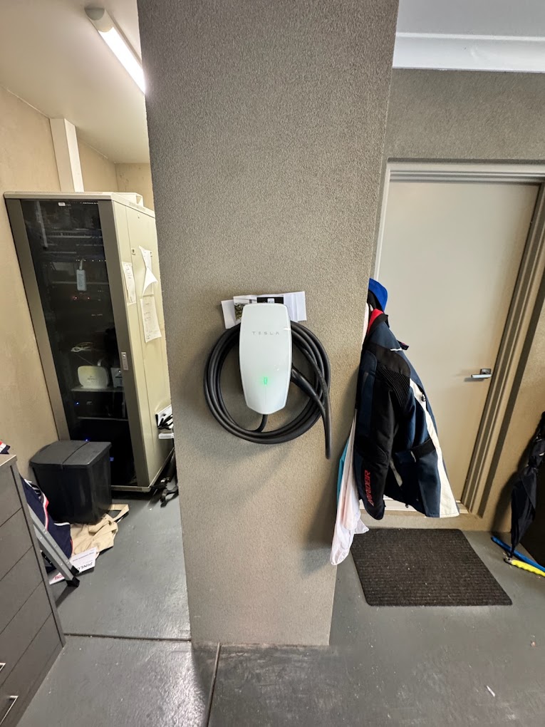 Tesla Wall Connector, office wall