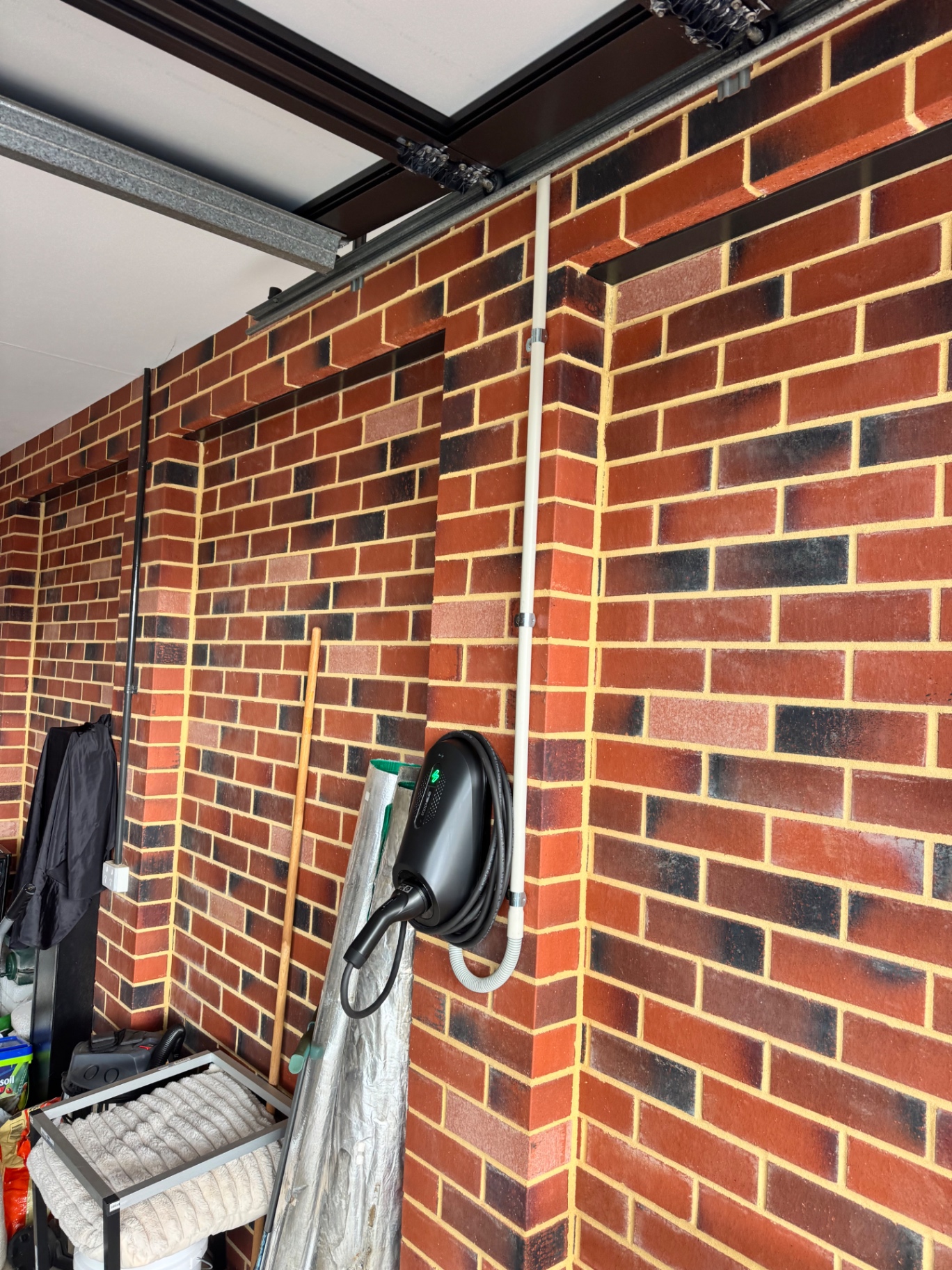 Zappi in a double garage