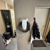 Tesla-style connector — internal utility room