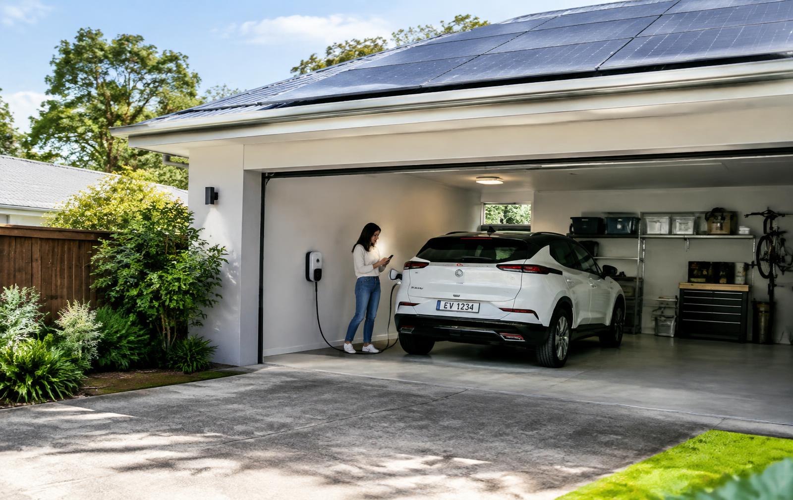 Most Eglinton homes have the garage wall, the driveway and the solar array to make charging cheap.